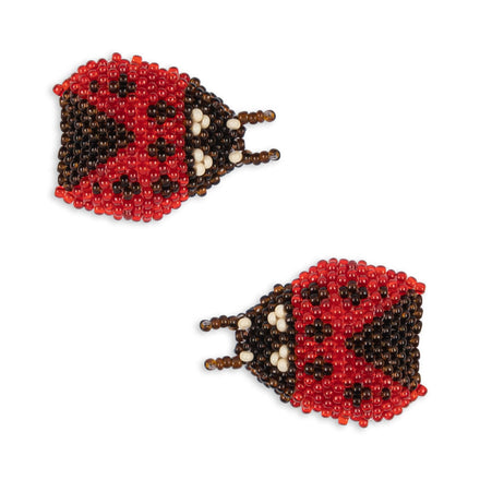 Konges Sløjd Beaded Haarspeldje 2ST | Ladybug