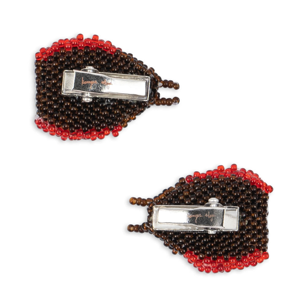 Konges Sløjd Beaded Haarspeldje 2ST | Ladybug