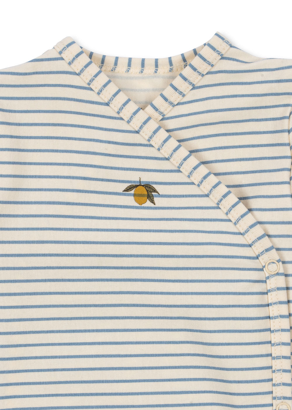 Konges Sløjd Basic Newborn Body Gots | Stripe Bluie