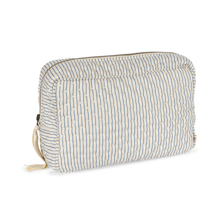 Konges Sløjd Big Quilted Toilettas | Stripe Bluie