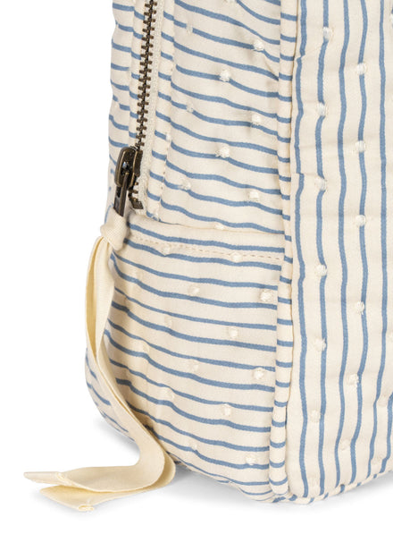Konges Sløjd Big Quilted Toilettas | Stripe Bluie
