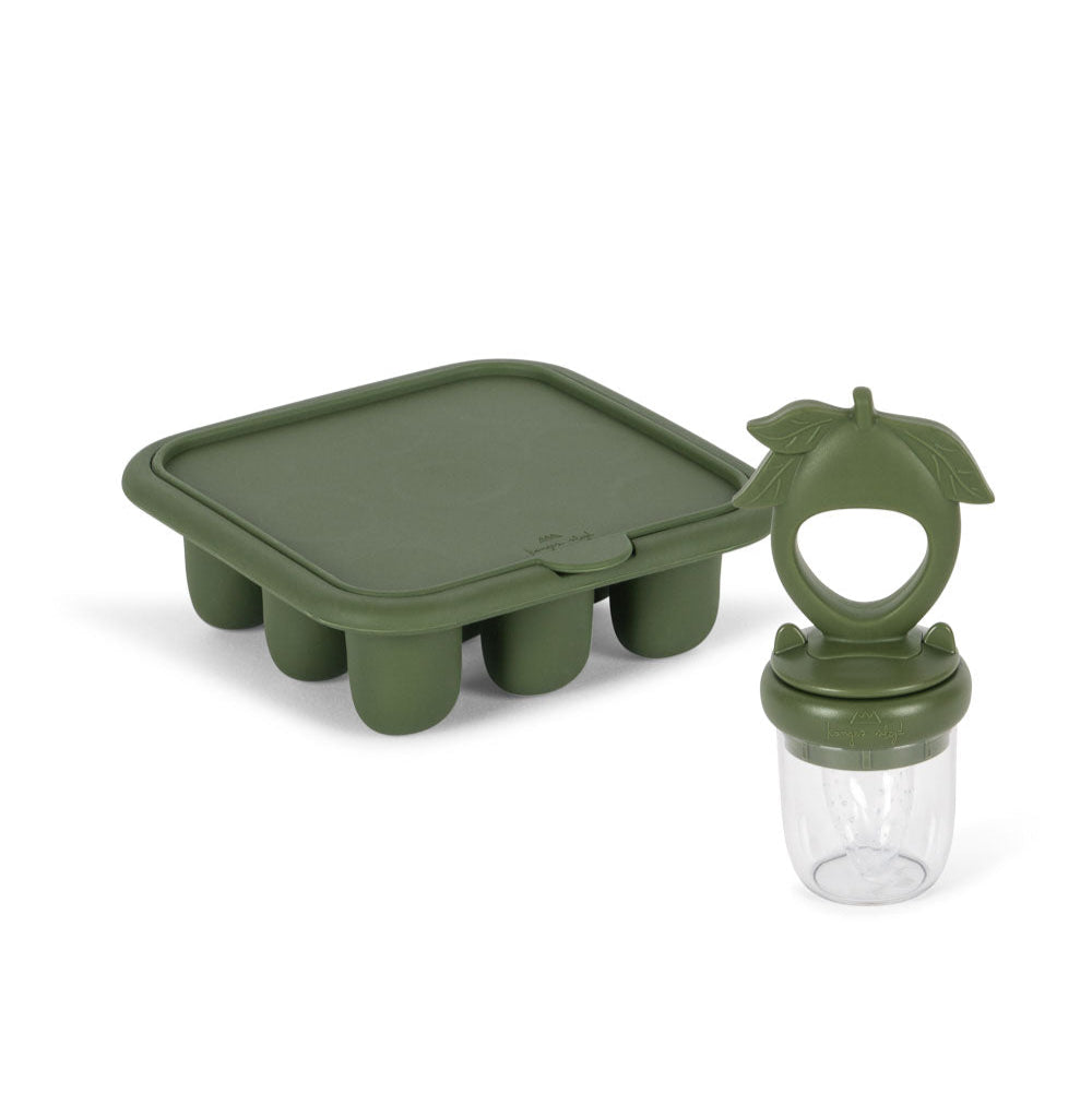 Konges Sløjd Fruit Feeding Set | Olivine