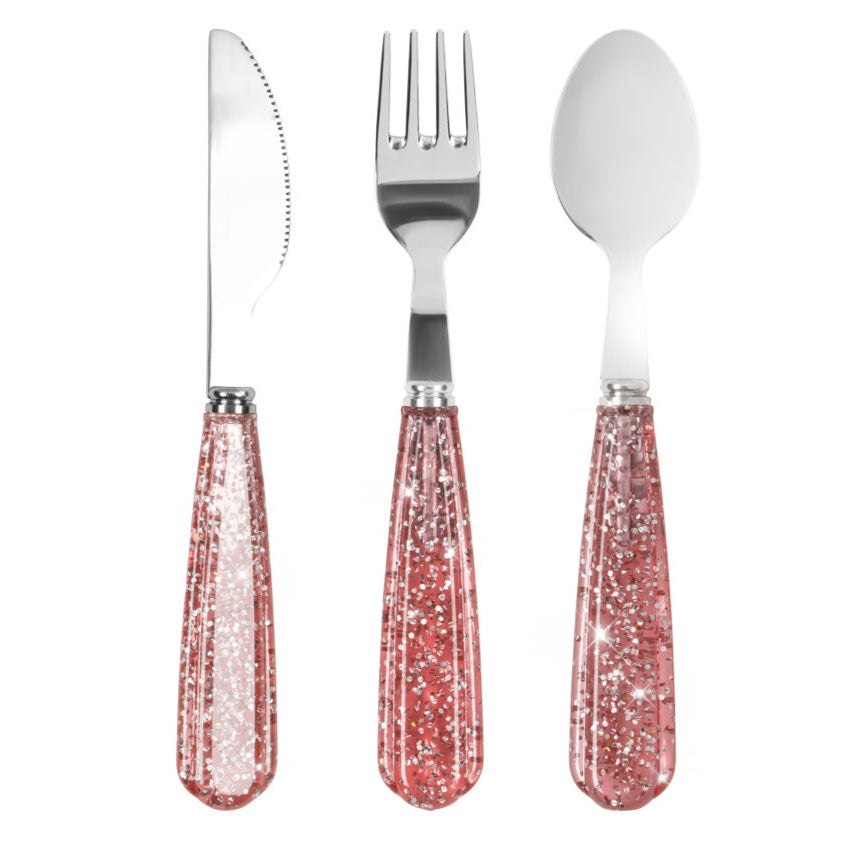 Konges Sløjd Glitter Bestek Set | Sparkling Blush