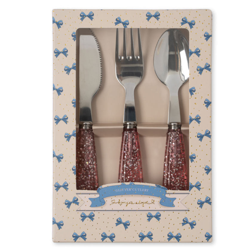 Konges Sløjd Glitter Bestek Set | Sparkling Blush