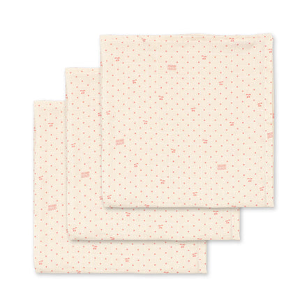 Konges Sløjd Hydrofiele Doek | Cherry Dot (3pack)