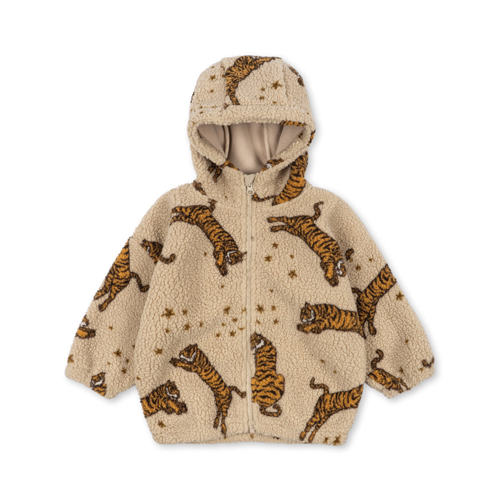 Konges Sløjd Jody Teddy Hoodie Jas | Tiger