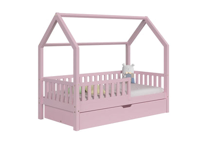 De Gele Flamingo Bedhuisje Stockholm | Eénpersoons met lade voor matras 80x160cm