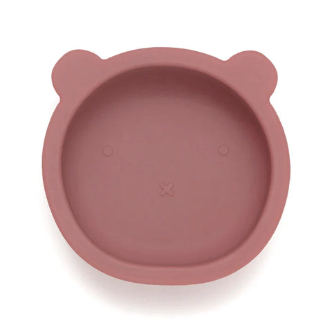 Petit Monkey Silicone Bowl Met Zuignap | Bear Mahogany Rose