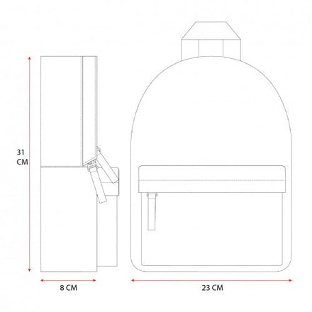 Kidzroom Kleuter Rugzak 31x23x8cm | Perfect Picnic Sand