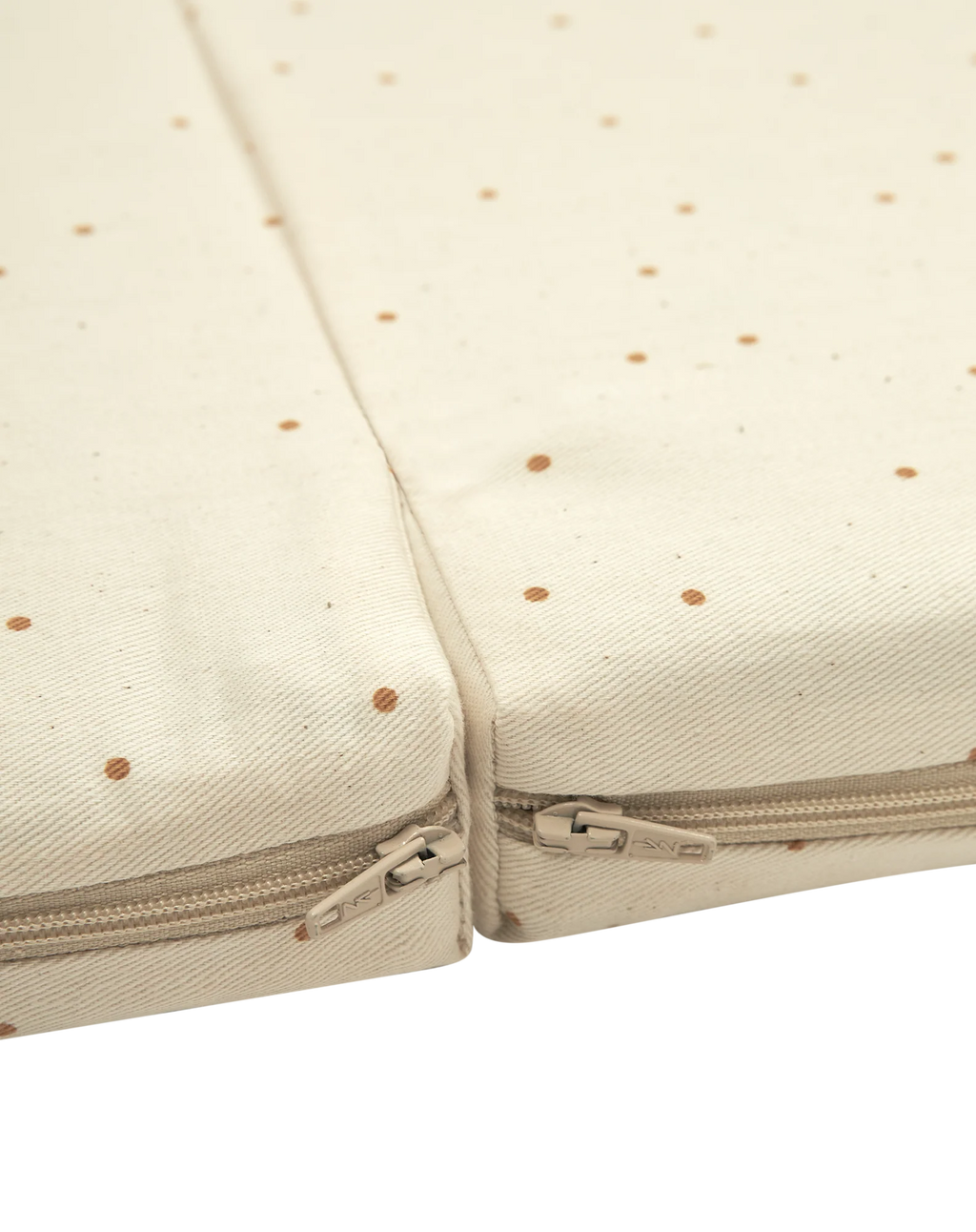 Nobodinoz Plooibare Eco Play Mat 100x100x4cm | Natural Honey Sweet Dots