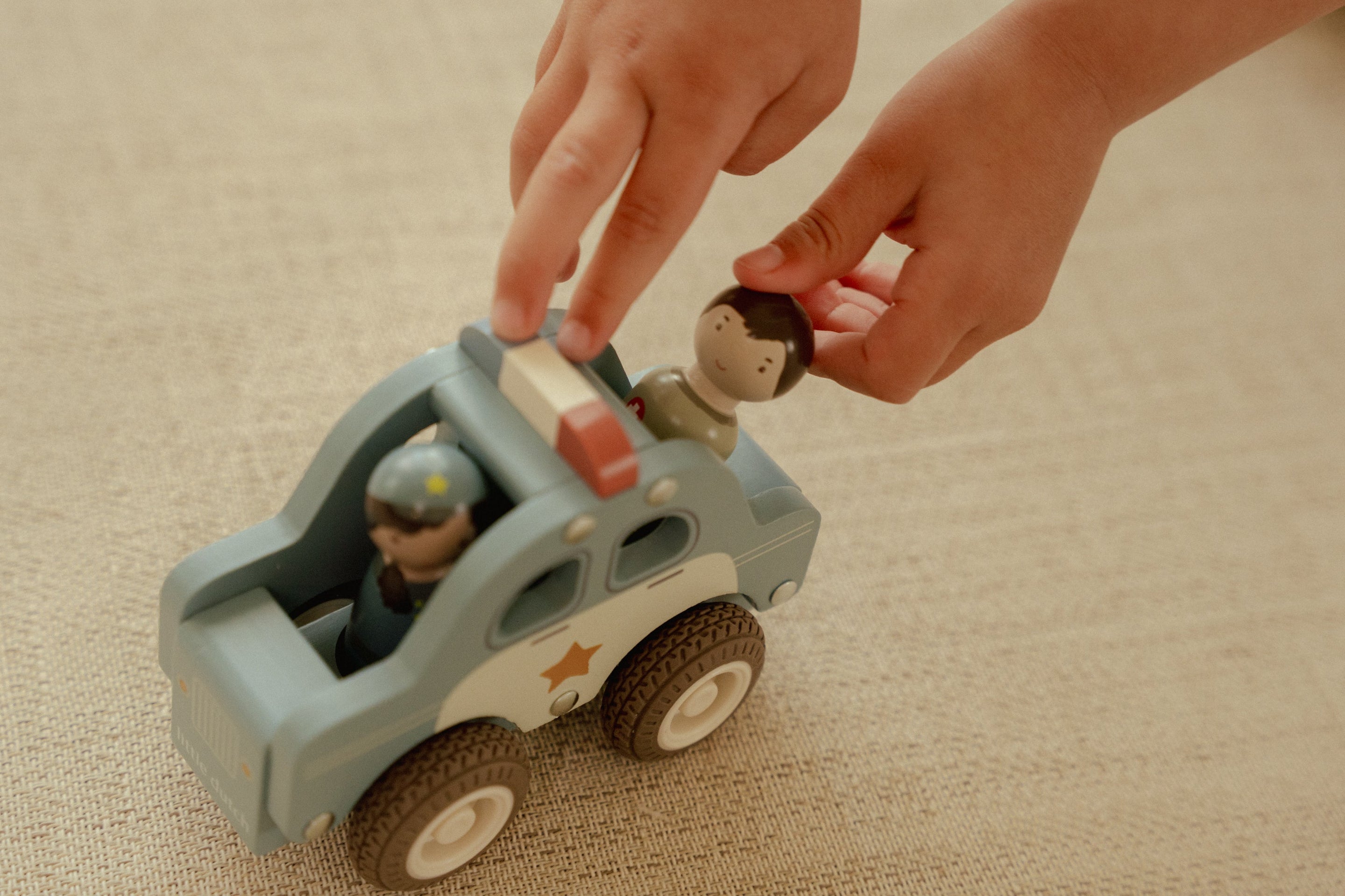 Little Dutch Houten Politiewagen