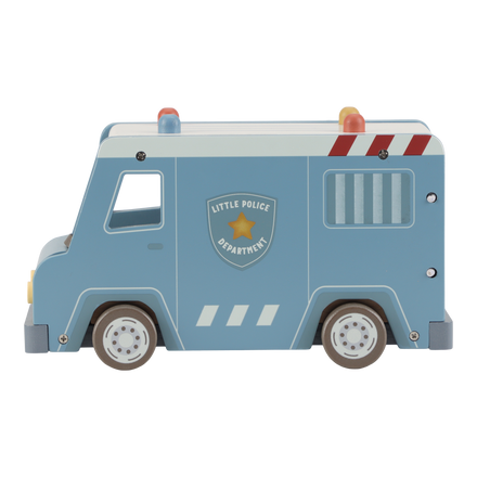 Little Dutch Houten Politiebus