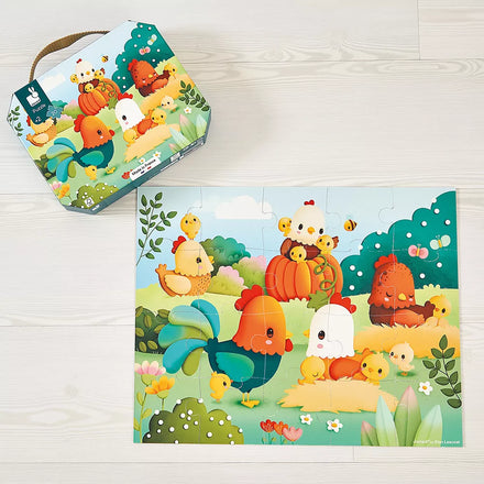 Janod Farm Kofferpuzzel | Welcome To The Farmyard 20ST