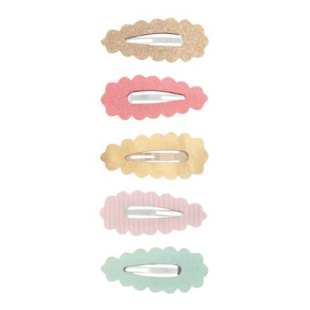 Mimi & Lula Haaraccessoires | Scallop Edge Mini Clic Clacs