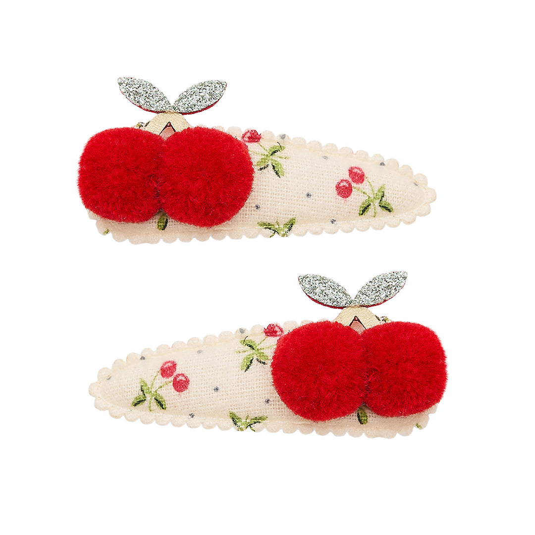 Mimi & Lula Haaraccessoires | Pom Pom Cherries Clic Clacs