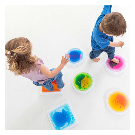 Amaya Set 3 Stap Stenen met LED Licht