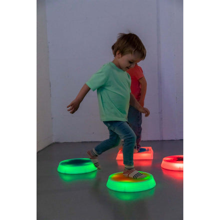 Amaya Set 3 Stap Stenen met LED Licht
