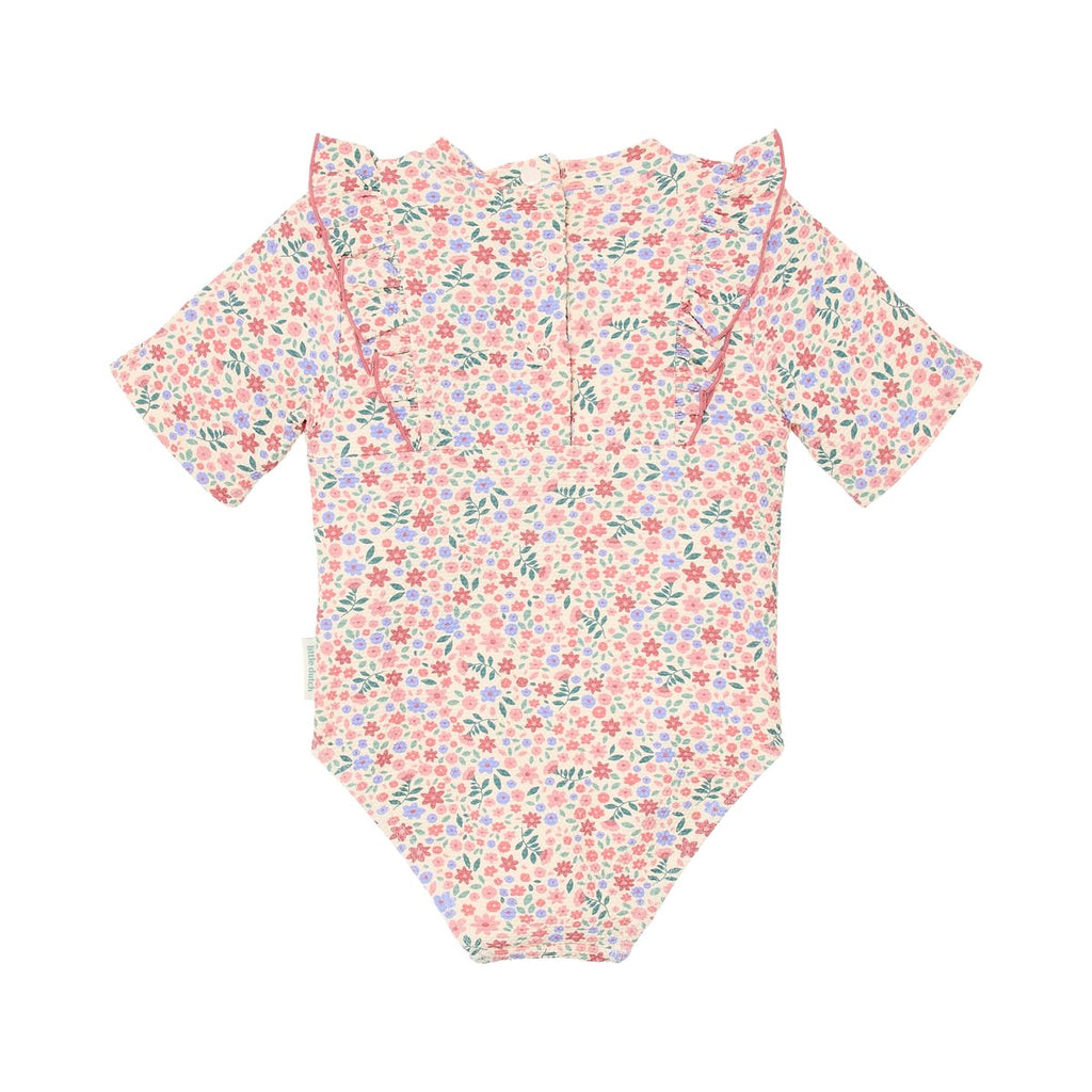 * Little Dutch UV Zwempak Korte Mouwen | Dreamy Flowerfield