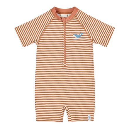 Little Dutch UV Zwempak Korte Mouwen | Ocean Brow Stripes