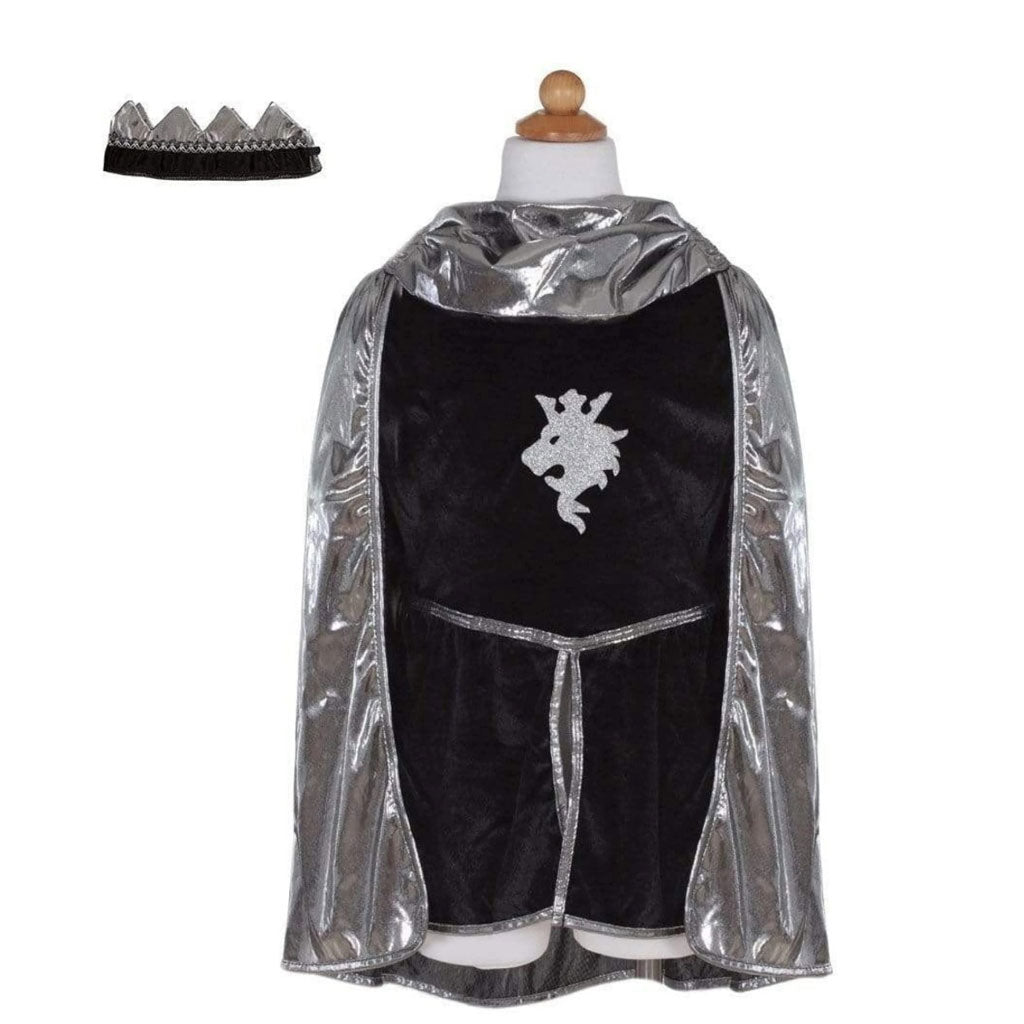 Great Pretenders Silver Ridder Met Cape | 7-8Y