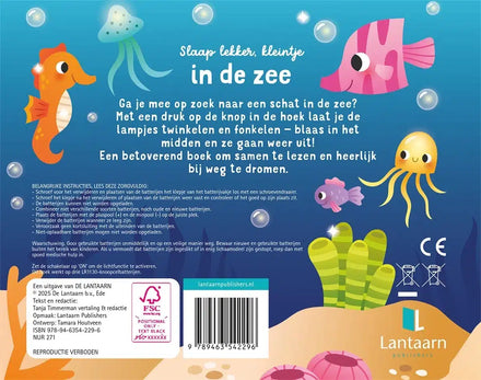 De Lantaarn Voorleesboek met lampjes Slaap lekker, Kleintje | In de Zee