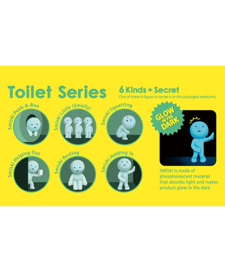 Smiski Gelukspopje Toilet Series (Max 2 Stuks)