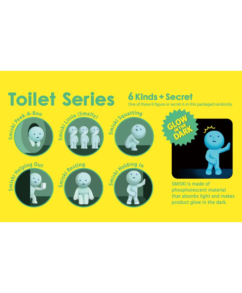 Smiski Gelukspopje Toilet Series (Max 2 Stuks)