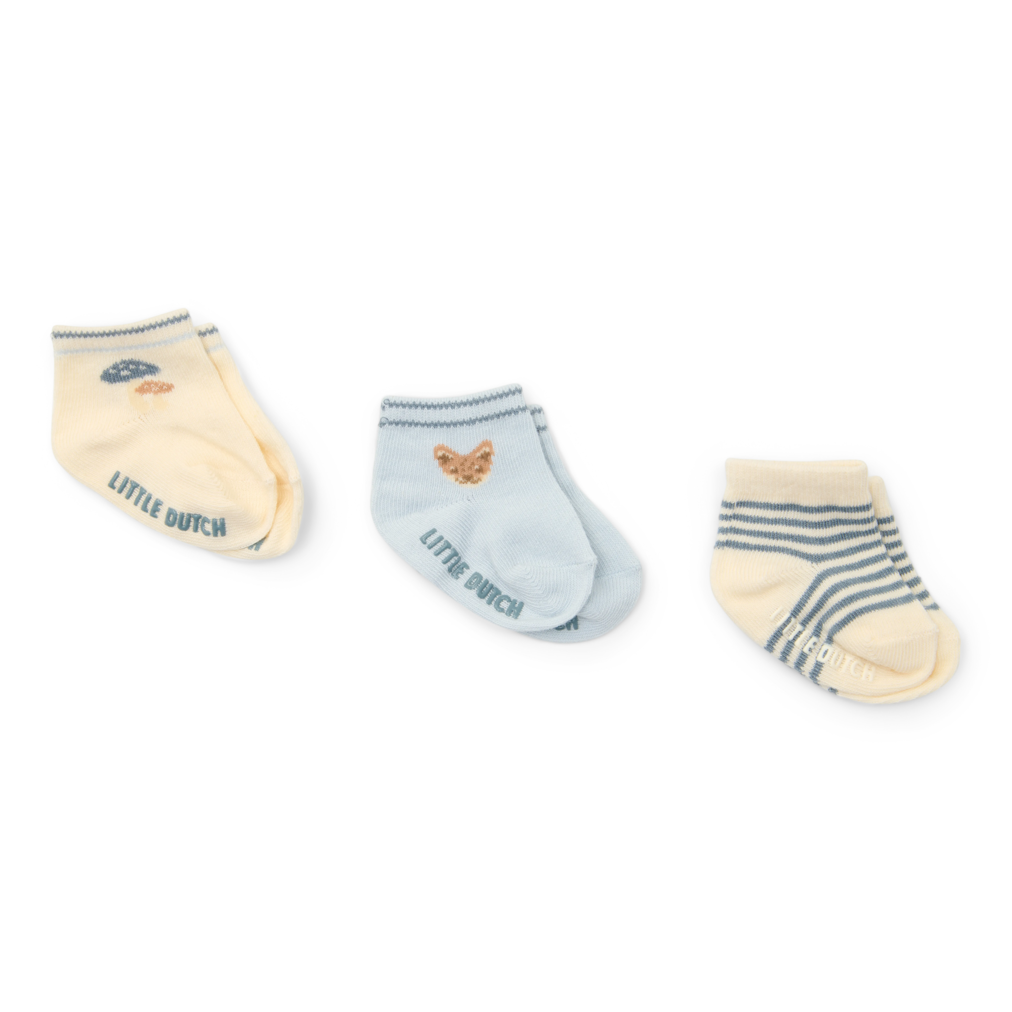 * Little Dutch Baby Sokjes 3-Pack | Multi Blue