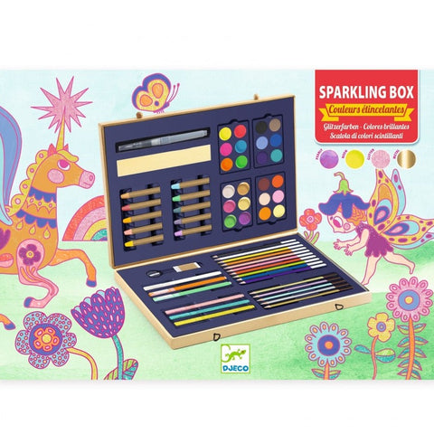Djeco Knutselbox 60-delig | Sparkling Box Of Colours