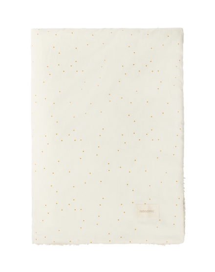 Nobodinoz Stories Winter Newborn Deken 70x100cm | Honey Sweet Dots Natural