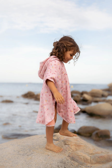 Little Dutch Badponcho Ocean Treasures Multi-Colour