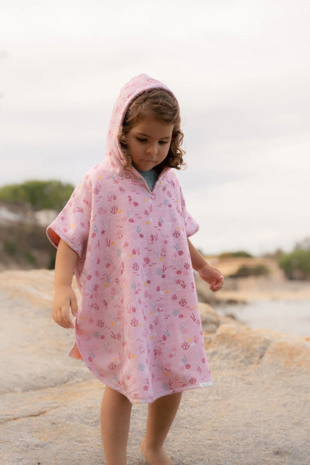 Little Dutch Badponcho Ocean Treasures Multi-Colour
