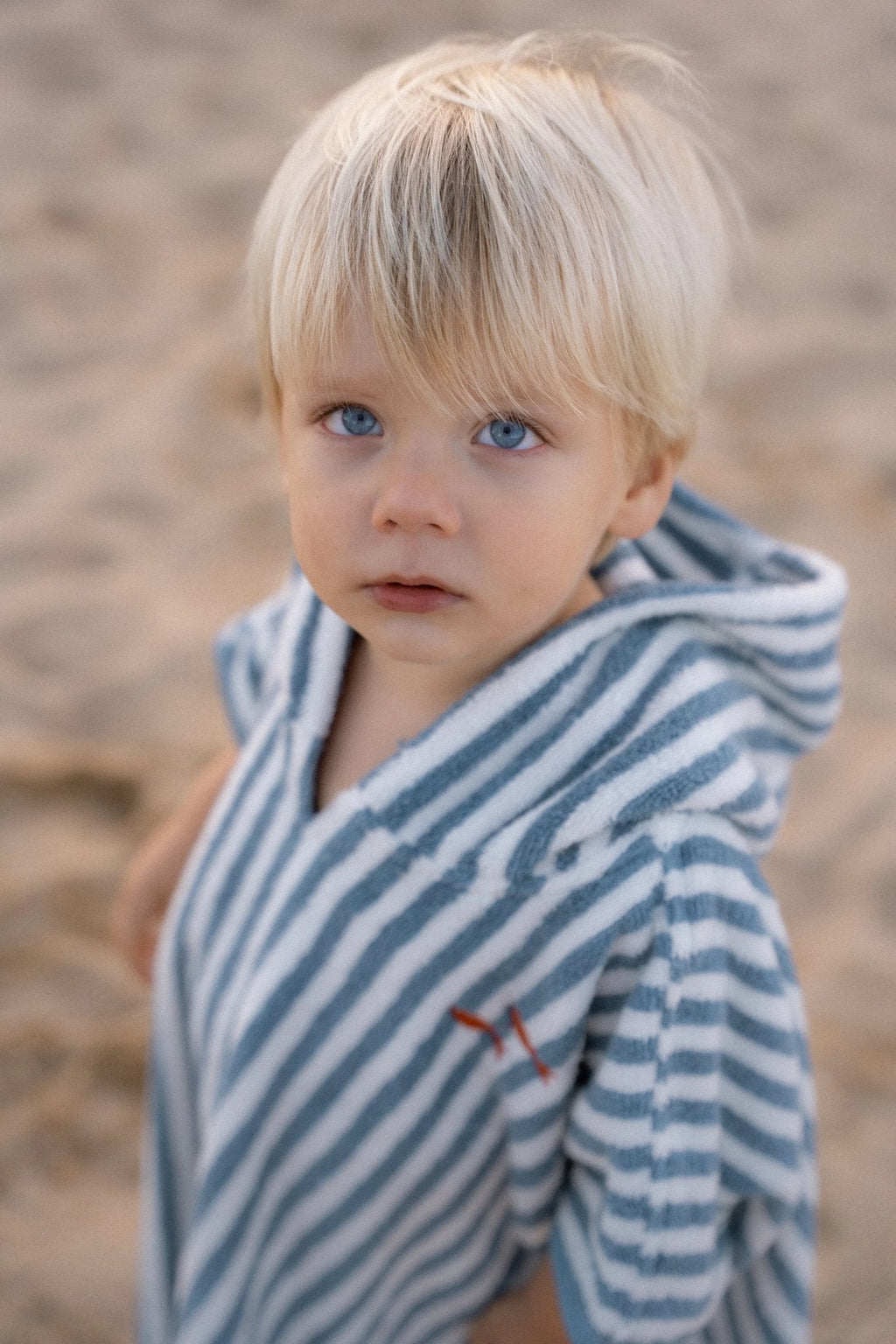 Little Dutch Badponcho Ocean Sea Life Ocean Blue