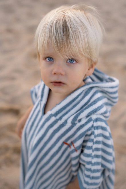 Little Dutch Badponcho Ocean Sea Life Ocean Blue
