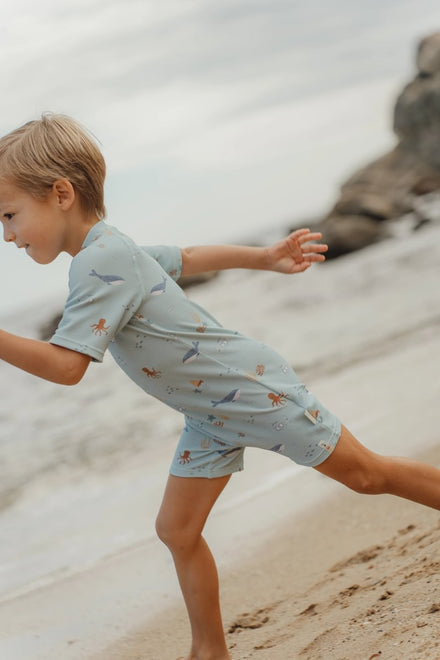Little Dutch UV Zwempak Korte Mouwen | Ocean Friends