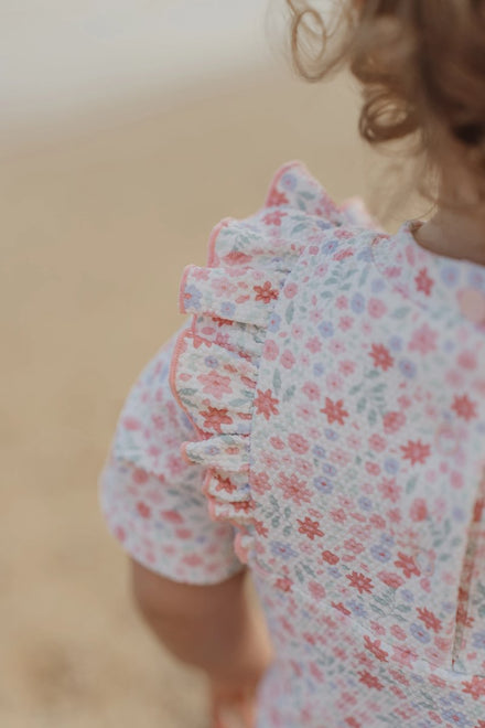 * Little Dutch UV Zwempak Korte Mouwen | Dreamy Flowerfield
