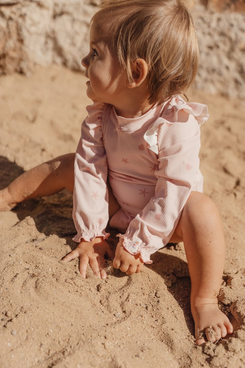 * Little Dutch UV Zwempak Lange Mouwen | Dreamy Seashells