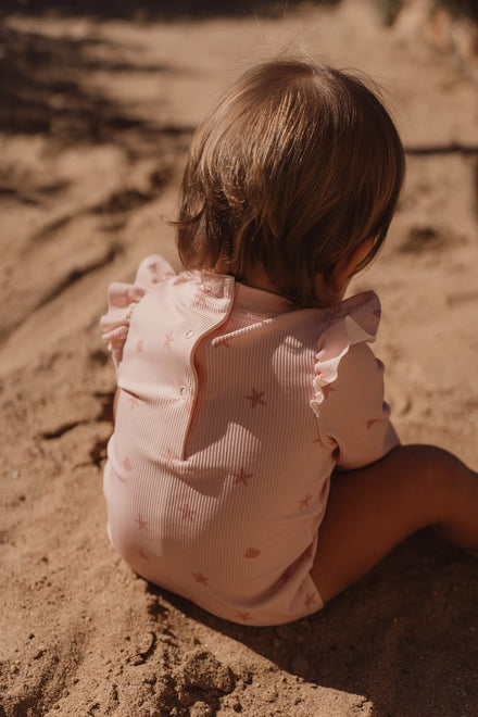 * Little Dutch UV Zwempak Lange Mouwen | Dreamy Seashells