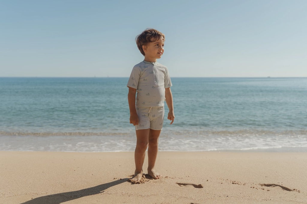 Little Dutch Set Zwemshirt Korte Mouwen En Broekje | Ocean Adventure