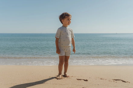 Little Dutch Set Zwemshirt Korte Mouwen En Broekje | Ocean Adventure