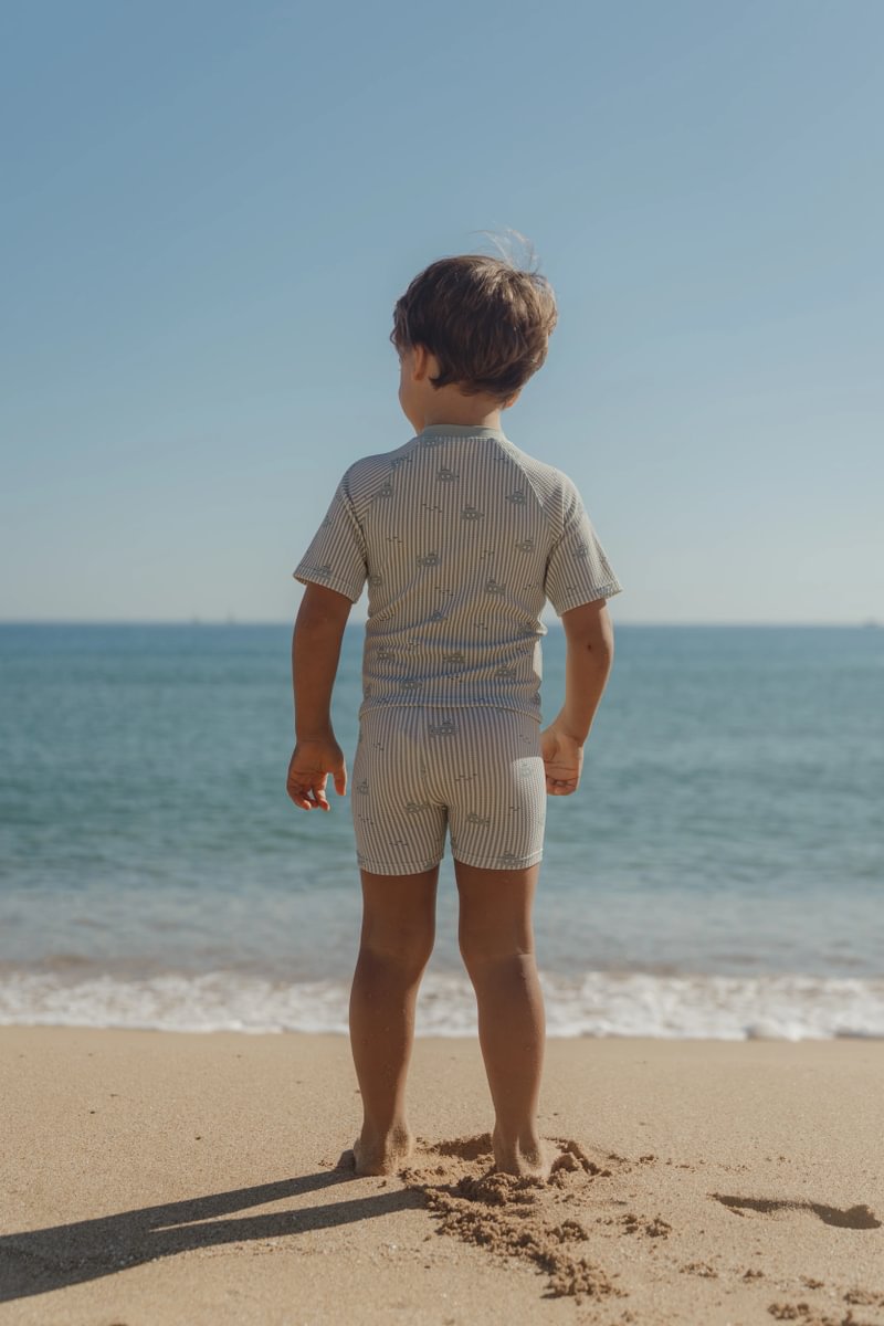 Little Dutch Set Zwemshirt Korte Mouwen En Broekje | Ocean Adventure