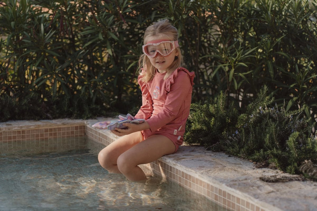 Little Dutch Zwemshirt Lange Mouwen | Dreamy Pink Sparkle