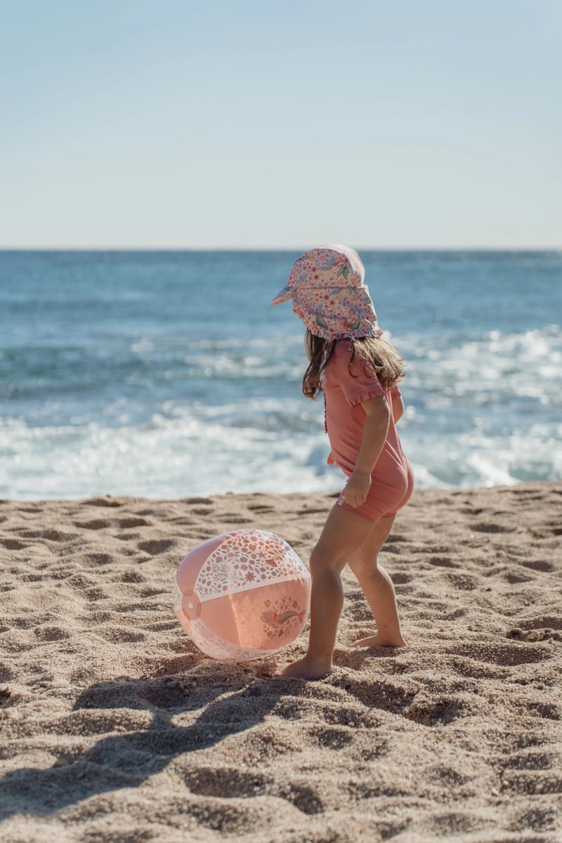 Little Dutch UV Zwempak Korte Mouwen | Dreamy Pink Sparkle