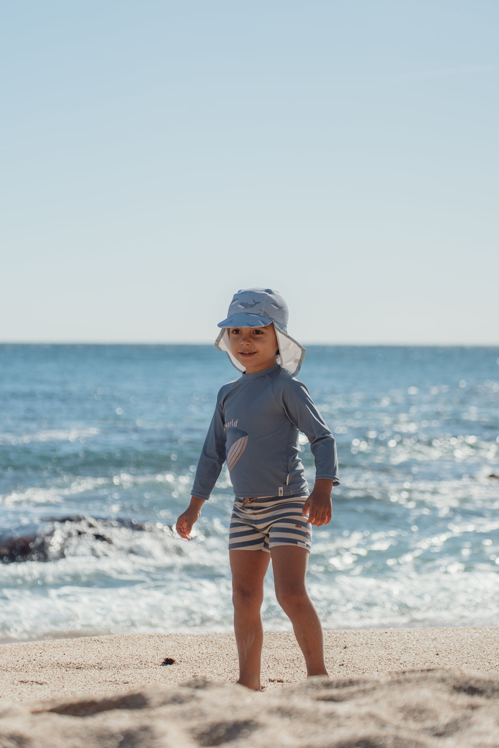 Little Dutch Zwemshort | Ocean Blue Stripes