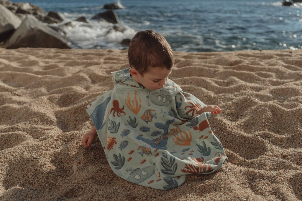 Little Dutch Strandponcho | Ocean World Multicolour