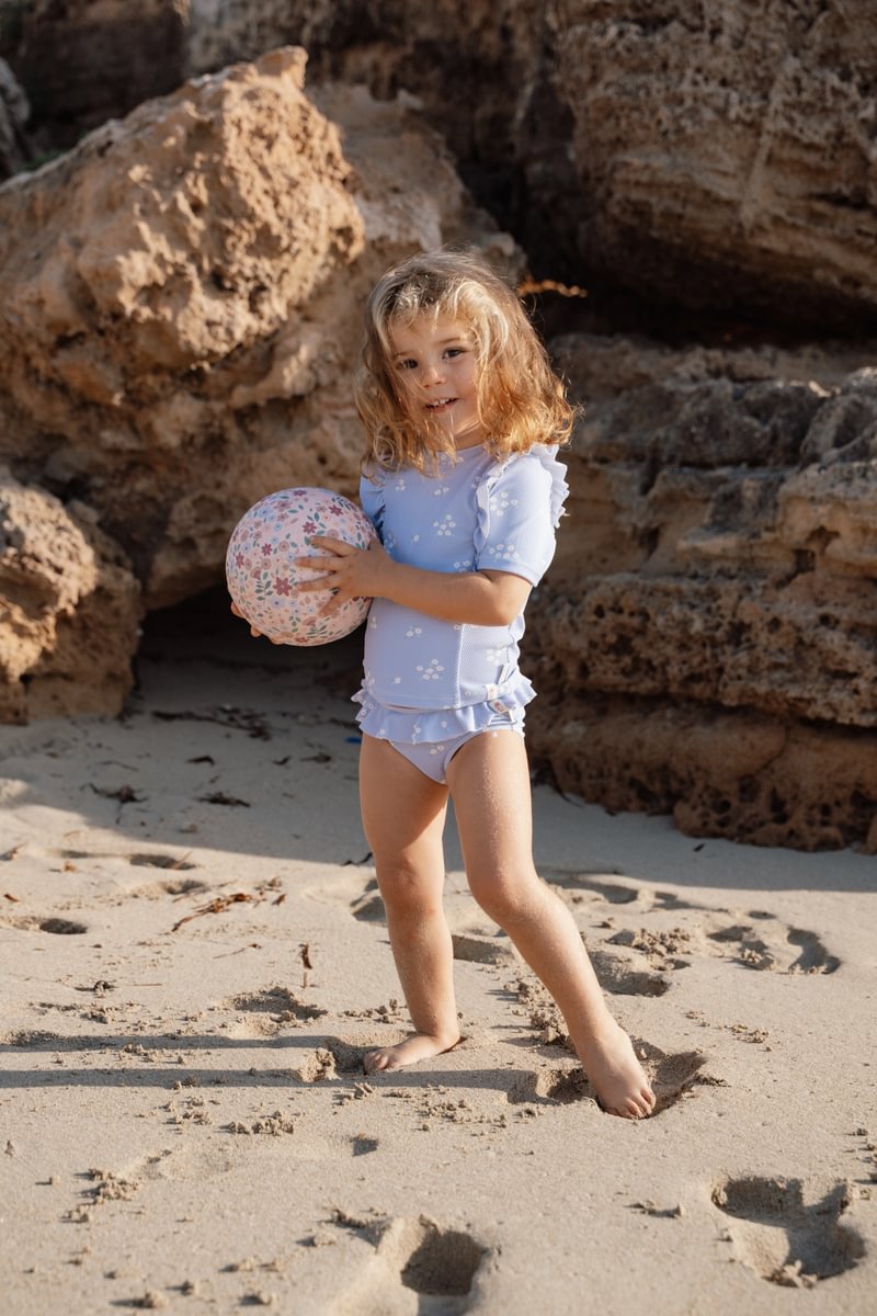 Little Dutch Set Zwemshirt Korte Mouwen En Broekje | Dreamy Lavender