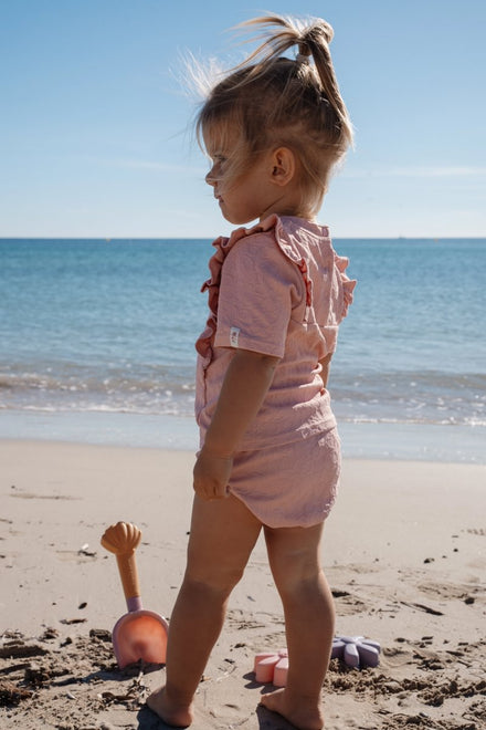 Little Dutch UV Zwemshirt Korte Mouwen | Dreamy Pink Rose
