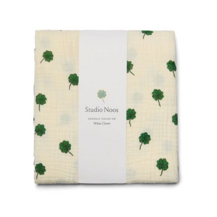 Studio Noos Tetra doek | White Clover 70x70 cm