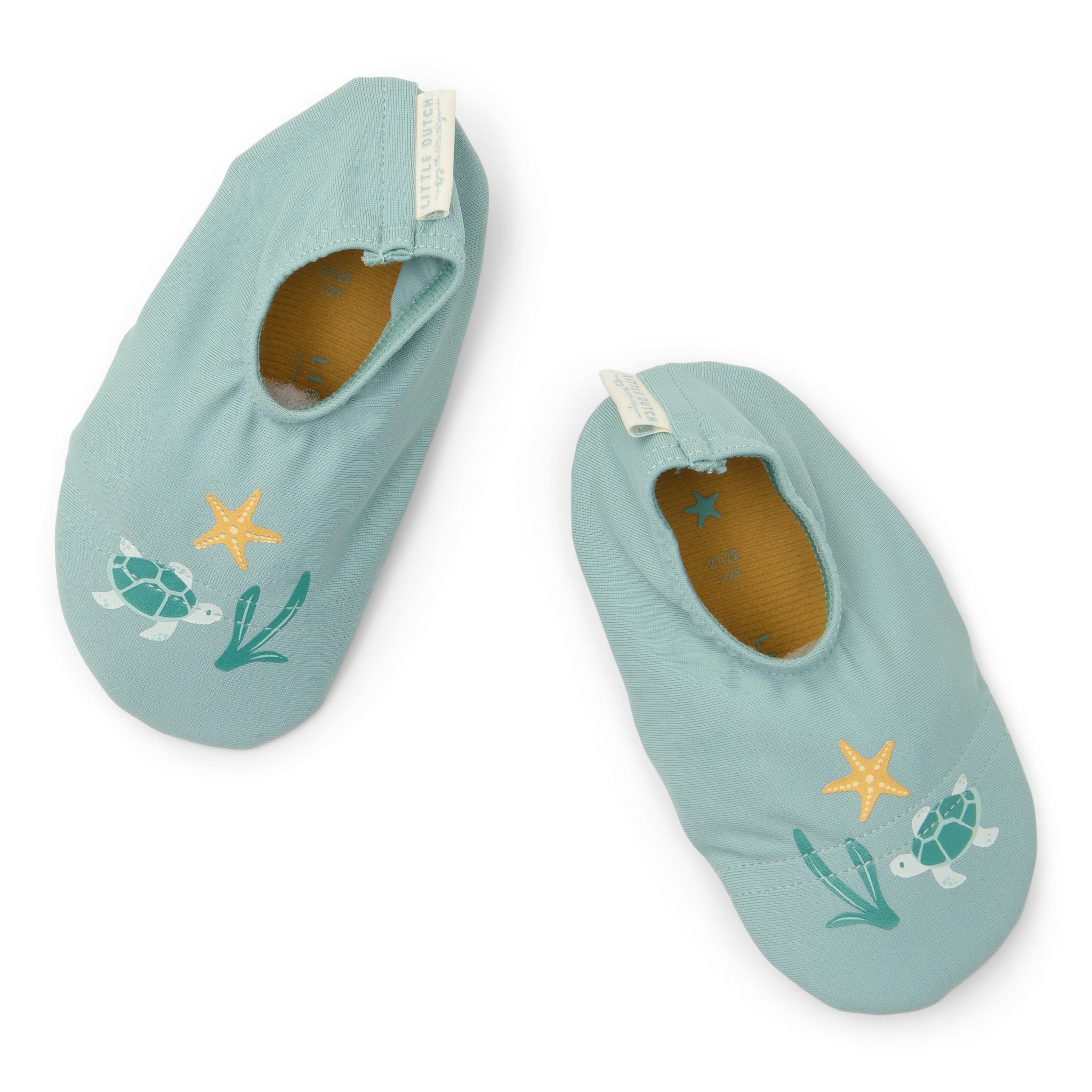 Little Dutch Strandschoenen Seashells Surf Blue