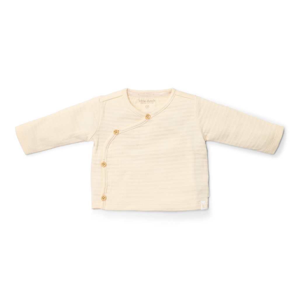 Little Dutch T-shirt Overslag Lange Mouw | Creme
